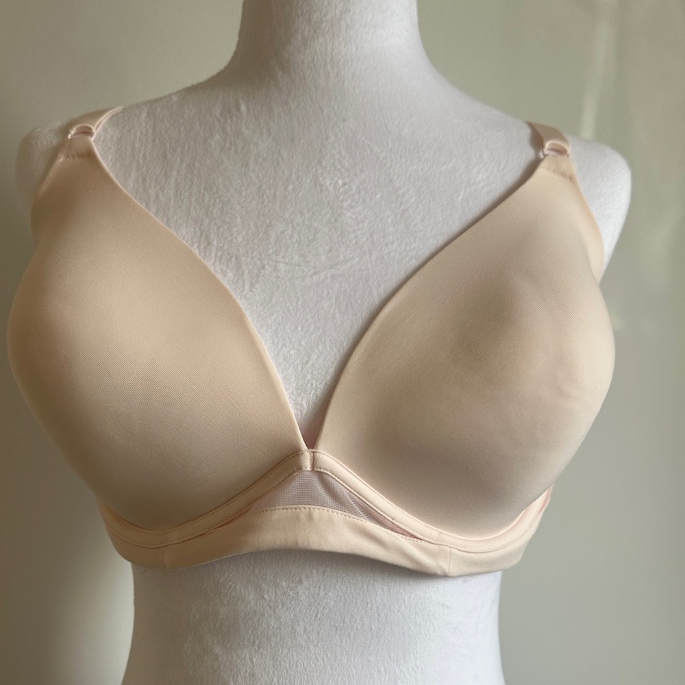 WARNERS- Seamless Cream/light pink Bra 38DD